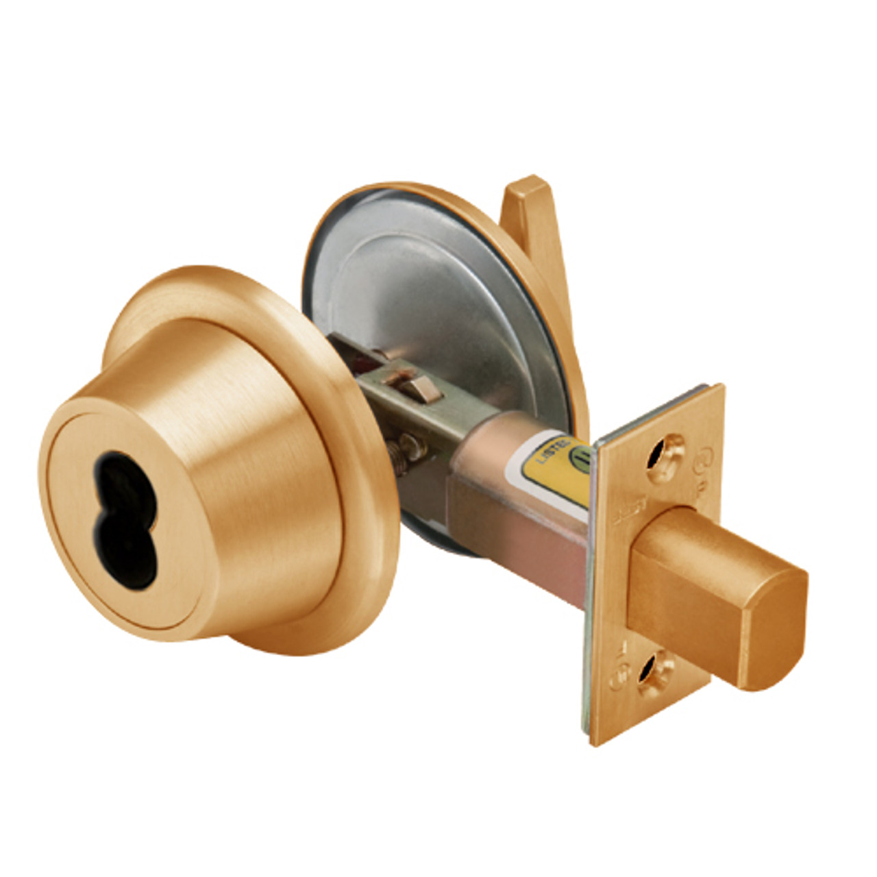 8T27KSTK612 Best T Series Single-Keyed with Turnknob Tubular Standard Deadbolt in Satin Bronze