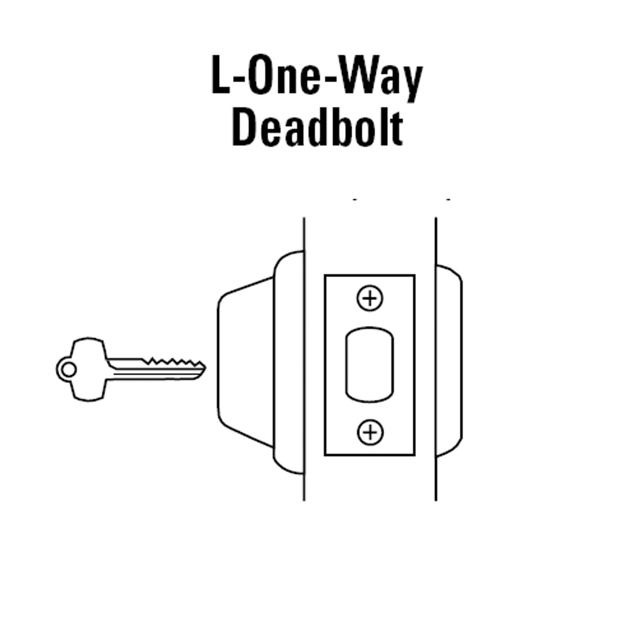 8T27LSTK625 Best T Series Single-Keyed with Blankplate Tubular Standard Deadbolt in Bright Chrome