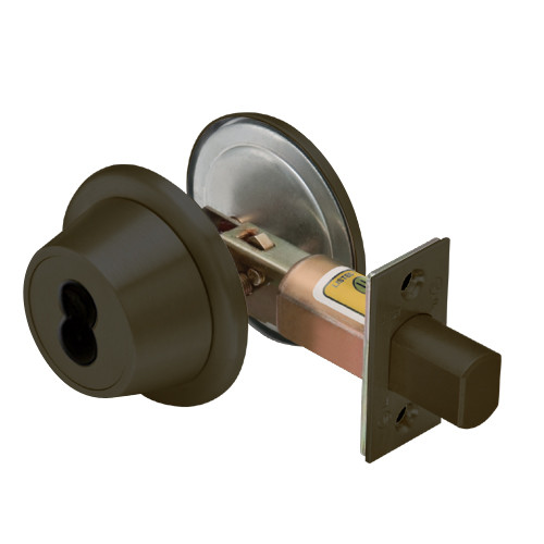 8T37LSTK613 Best T Series Single-Keyed with Blankplate Tubular Standard Deadbolt in Oil Rubbed Bronze