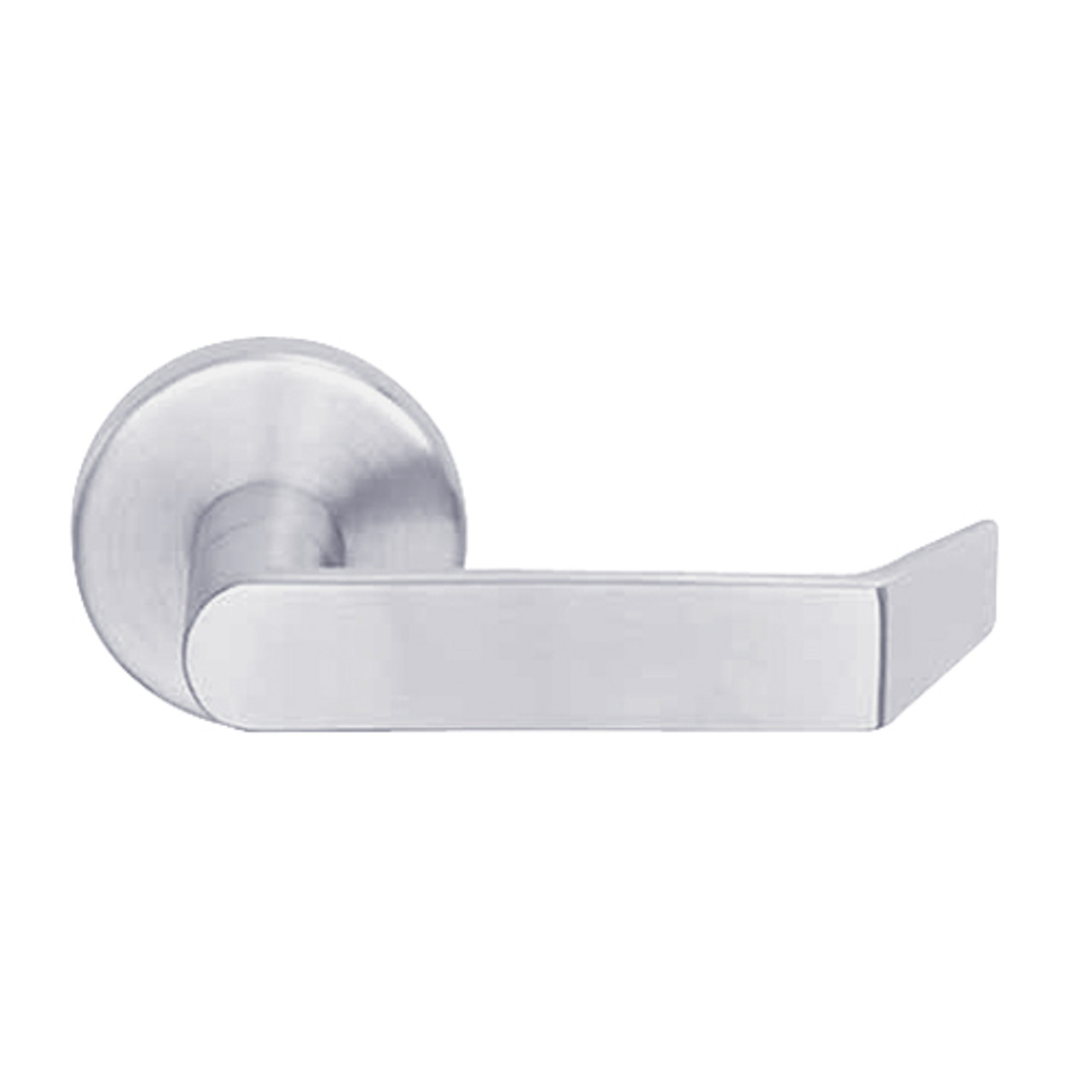 L9080BD-06B-626 Schlage L Series Storeroom Commercial Mortise Lock with 06 Cast Lever Design Prepped for SFIC in Satin Chrome