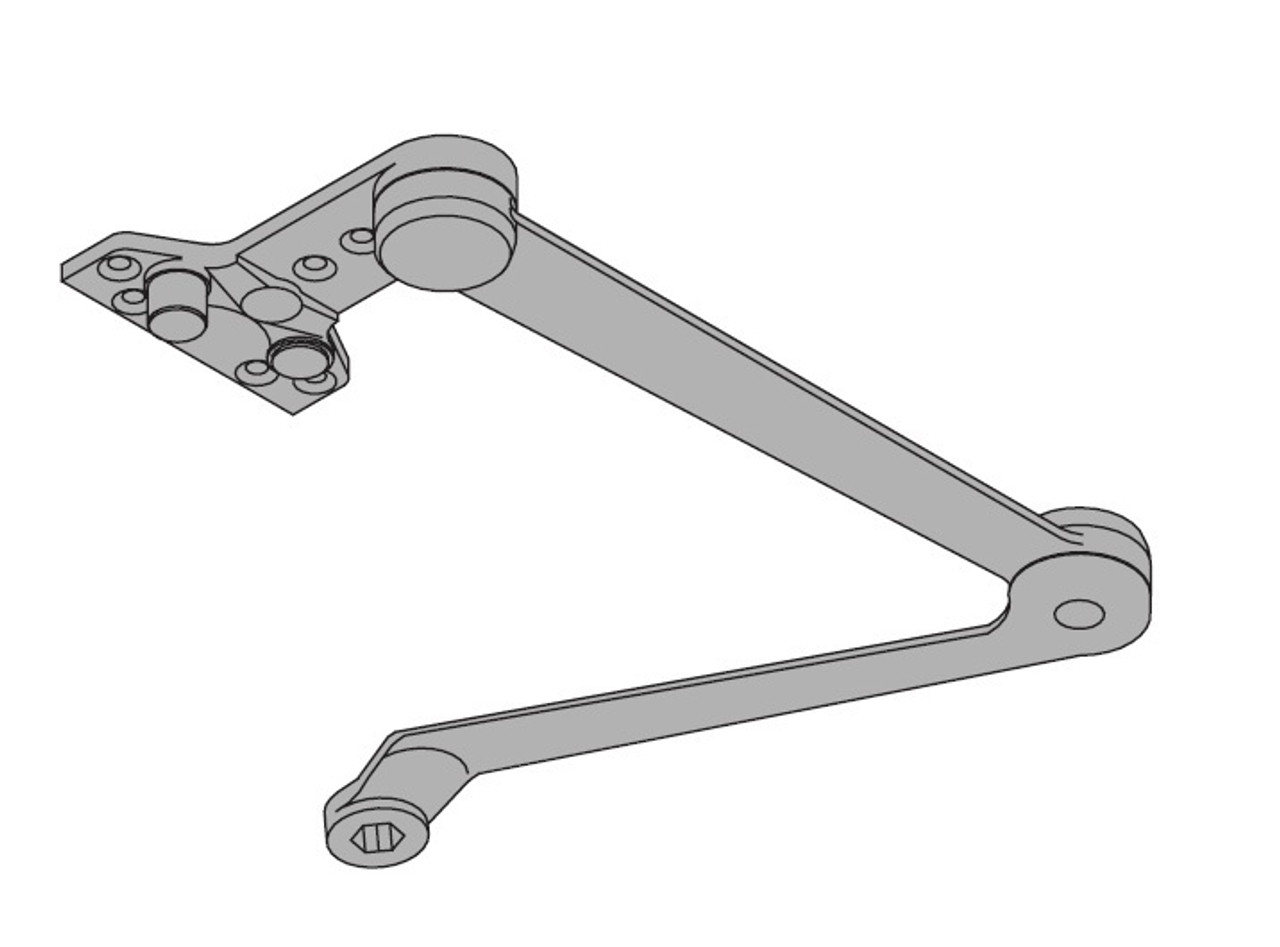 1250-CUSH-AL LCN Surface Mount Door Closer with CUSH Arm in Aluminum Finish