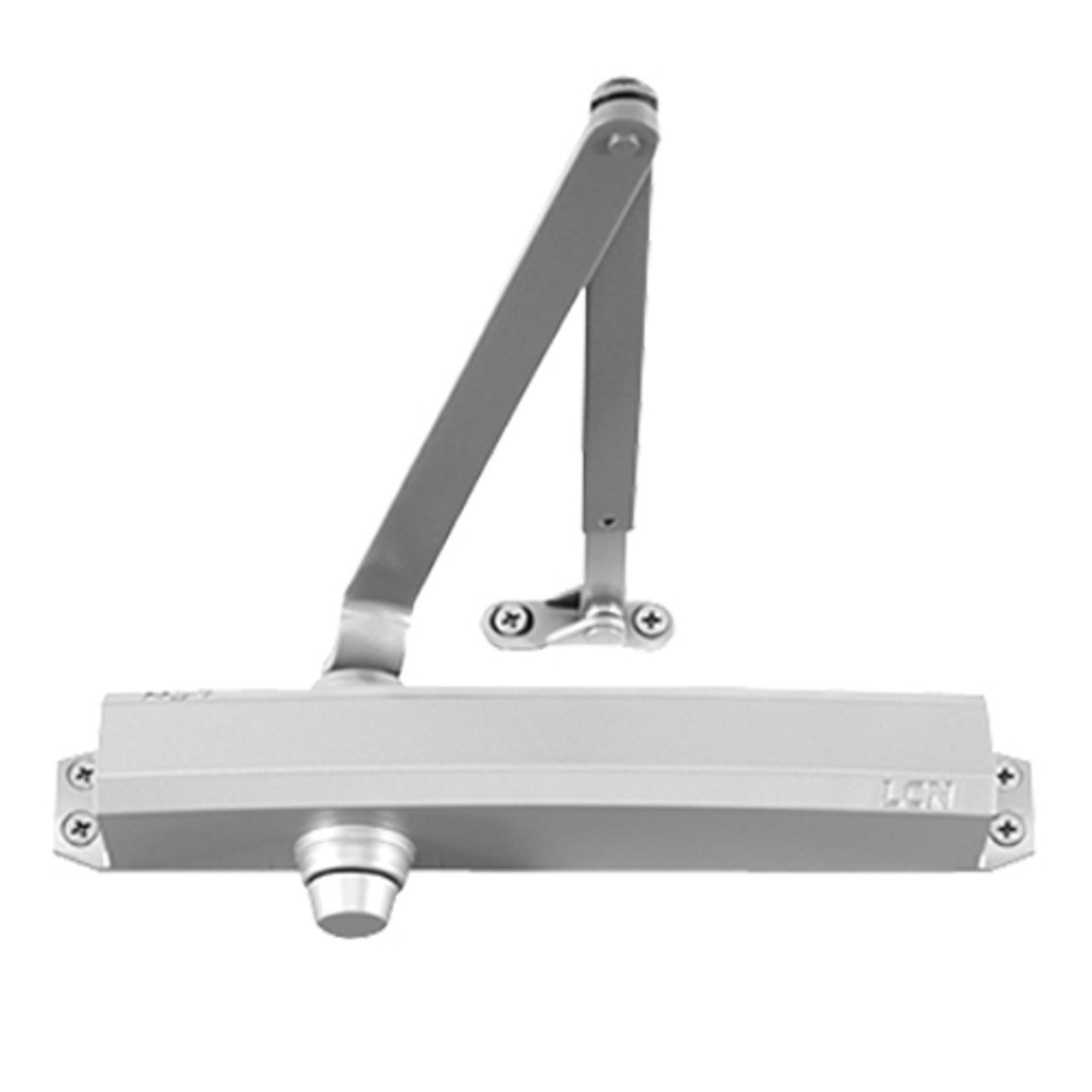 1450-CUSH-AL LCN Door Closer with CUSH Arm in Aluminum Finish