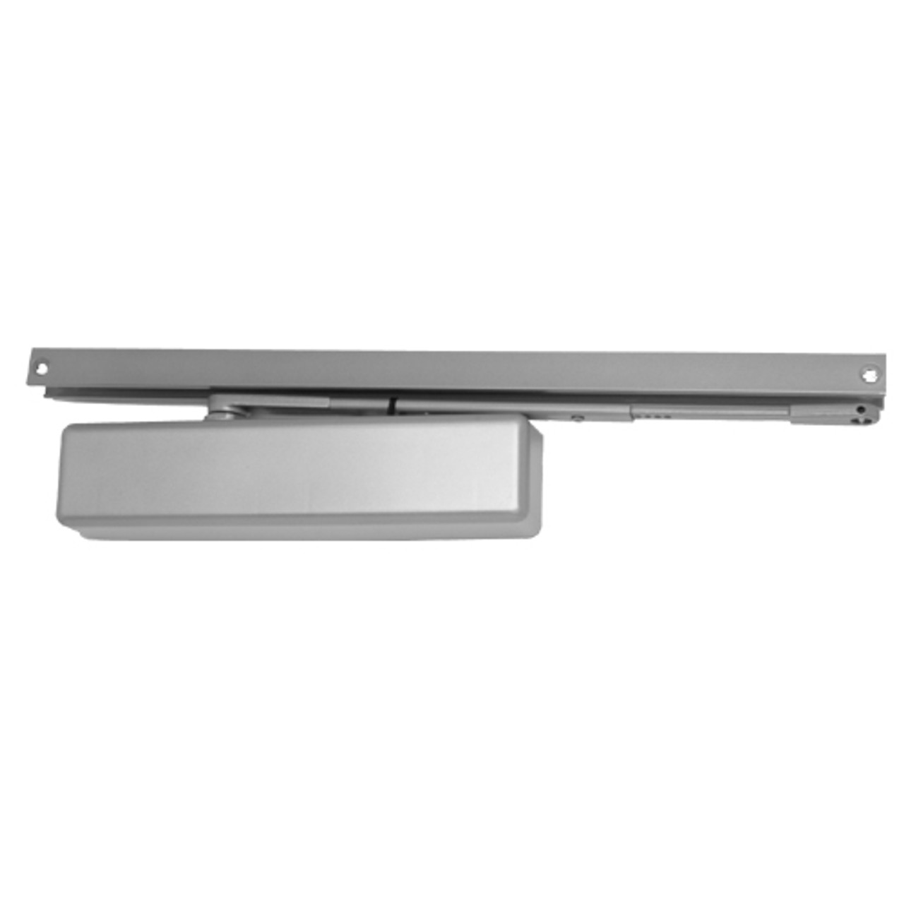 1460T-H-BUMPER-AL-FC LCN Surface Mount Door Closer with Hold Open Track with Bumper in Aluminum Finish