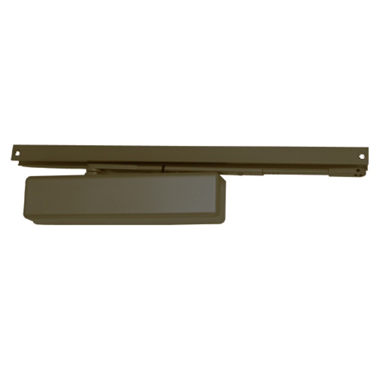 1460T-H-BUMPER-US10B-FC LCN Surface Mount Door Closer with Hold Open Track with Bumper in Oil Rubbed Bronze Finish