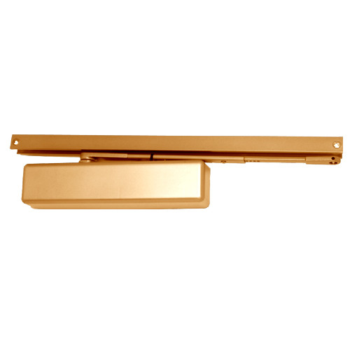 1461T-H-BUMPER-STAT LCN Surface Mount Door Closer with Hold Open Track with Bumper in Statuary Finish