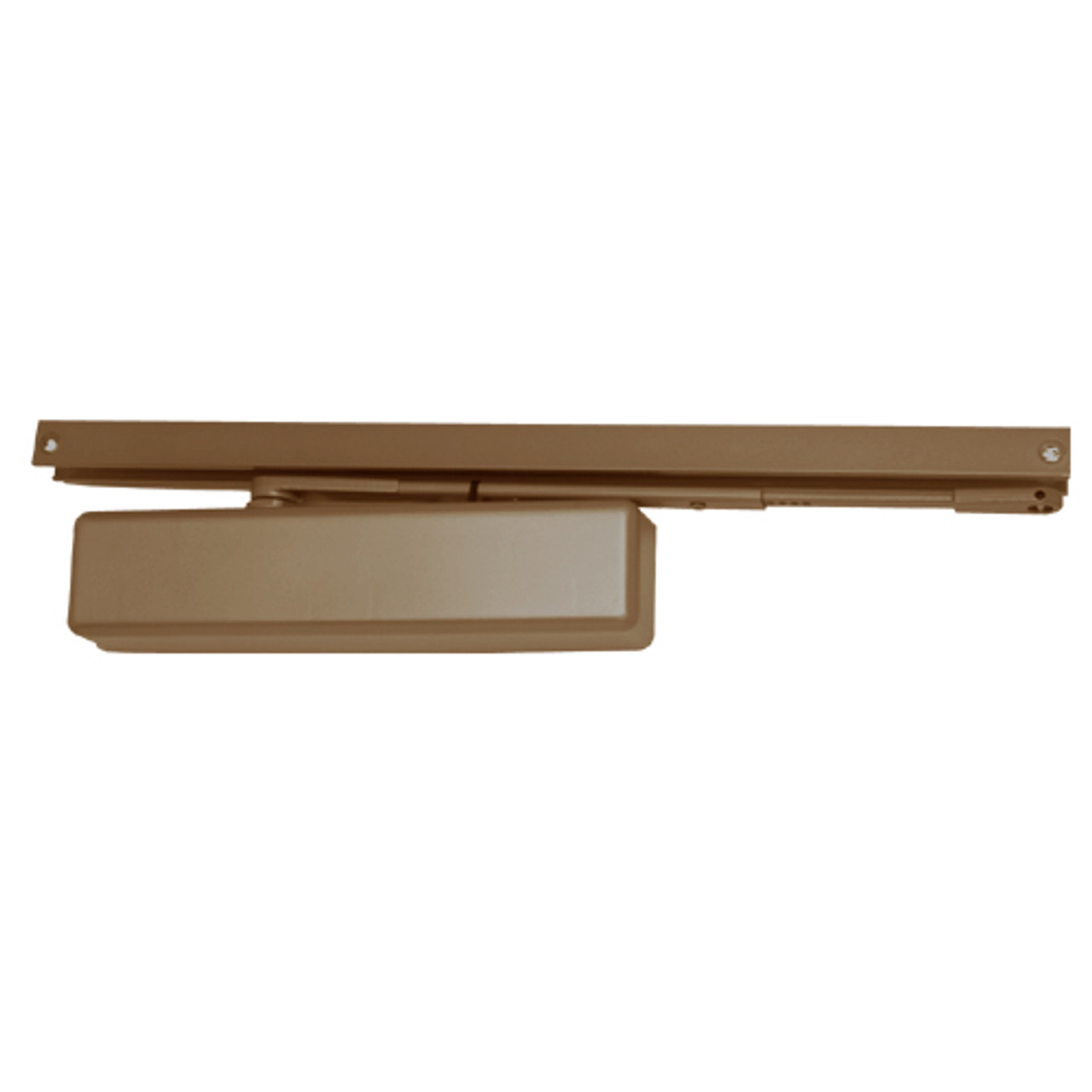 1461T-H-BUMPER-DKBRZ-DS LCN Surface Mount Door Closer with Hold Open Track with Bumper in Dark Bronze Finish