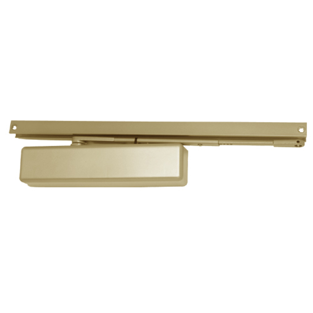 1461T-STD-US4-FC LCN Surface Mount Door Closer with Standard Arm in Satin Brass Finish
