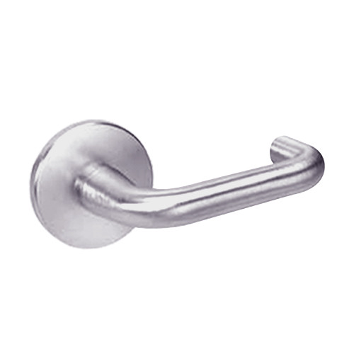 CRR8864FL-630 Yale 8800FL Series Single Cylinder Mortise Bathroom Lock with Indicator with Carmel Lever in Satin Stainless Steel