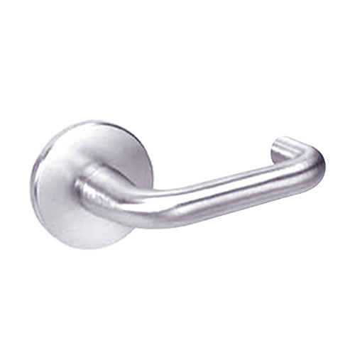 CRR8847FL-629 Yale 8800FL Series Single Cylinder with Deadbolt Mortise Entrance Lock with Indicator with Carmel Lever in Bright Stainless Steel