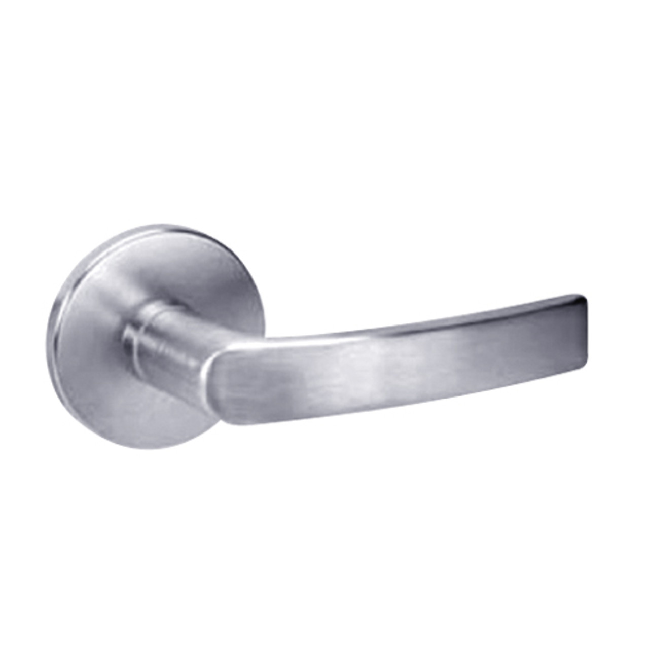 MOR8860FL-626 Yale 8800FL Series Single Cylinder with Deadbolt Mortise Entrance or Storeroom Lock with Indicator with Monroe Lever in Satin Chrome