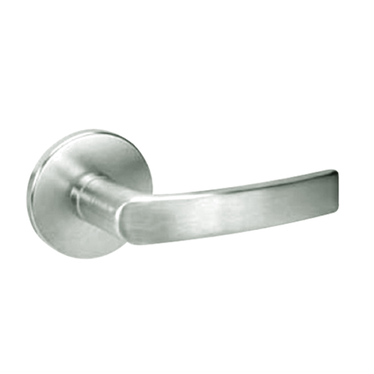 MOR8860FL-618 Yale 8800FL Series Single Cylinder with Deadbolt Mortise Entrance or Storeroom Lock with Indicator with Monroe Lever in Bright Nickel
