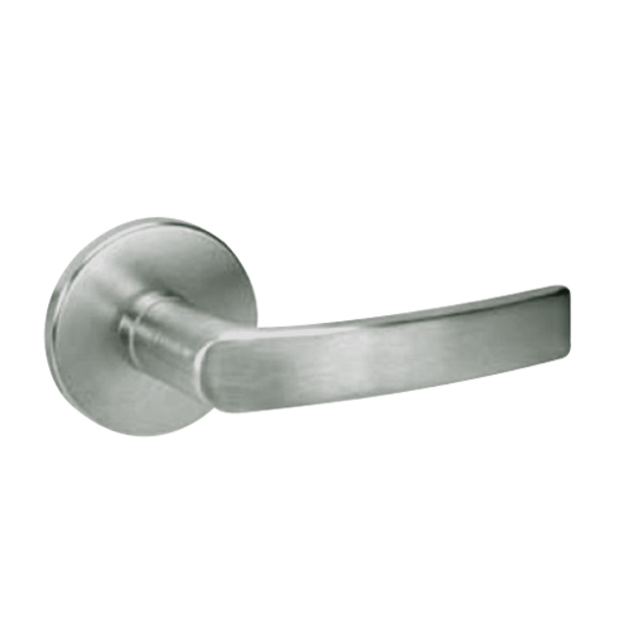 MOR8867FL-619 Yale 8800FL Series Single Cylinder with Deadbolt Mortise Dormitory or Exit Lock with Indicator with Monroe Lever in Satin Nickel