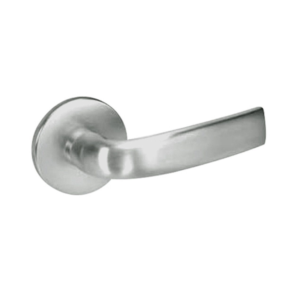 JNR8824FL-619 Yale 8800FL Series Single Cylinder Mortise Hold Back Locks with Jefferson Lever in Satin Nickel