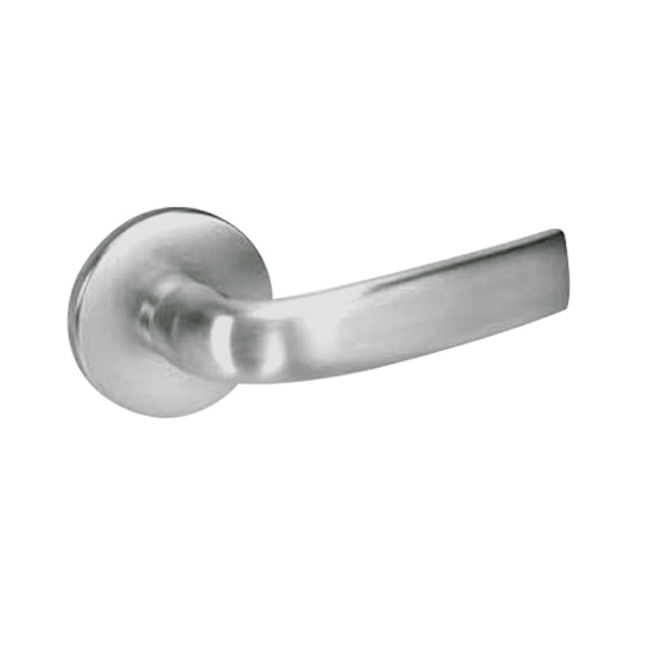 JNR8860FL-619 Yale 8800FL Series Single Cylinder with Deadbolt Mortise Entrance or Storeroom Lock with Indicator with Jefferson Lever in Satin Nickel