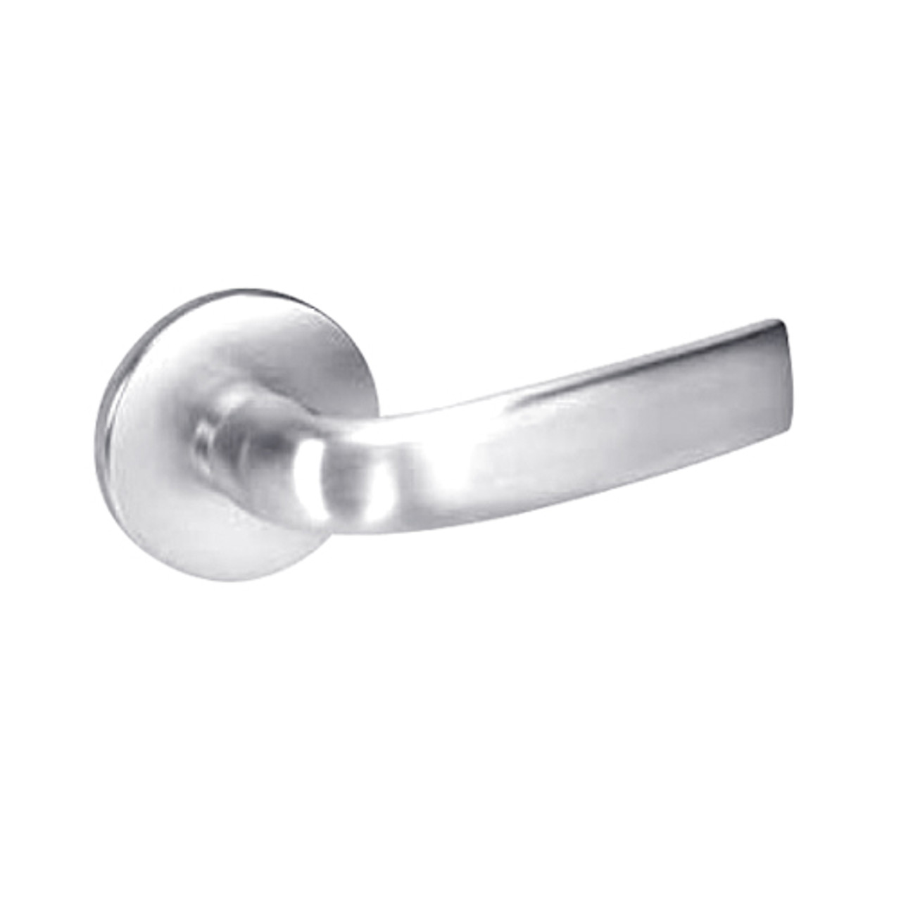 JNR8861FL-625 Yale 8800FL Series Single Cylinder with Deadbolt Mortise Dormitory or Storeroom Lock with Indicator with Jefferson Lever in Bright Chrome