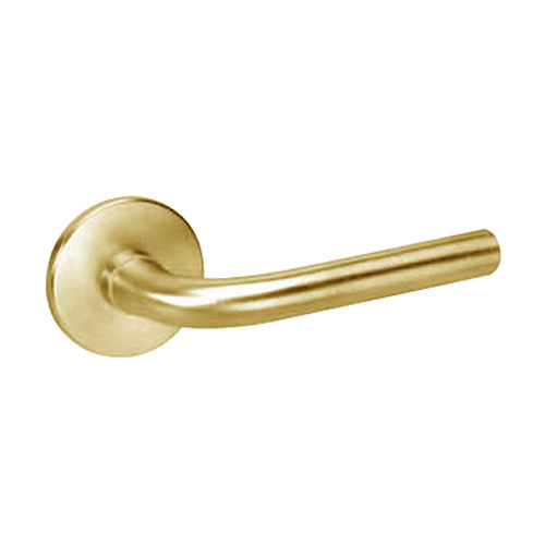 PNR8833FL-606 Yale 8800FL Series Single Cylinder Mortise Exit Locks with Pinehurst Lever in Satin Brass