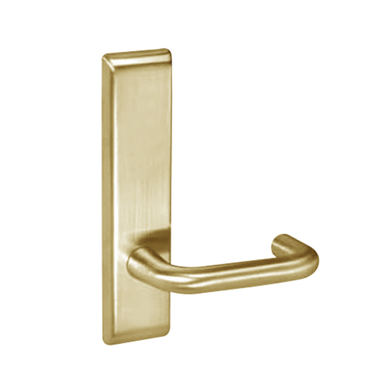 CRCN8828FL-606 Yale 8800FL Series Non-Keyed Mortise Exit Locks with Carmel Lever in Satin Brass