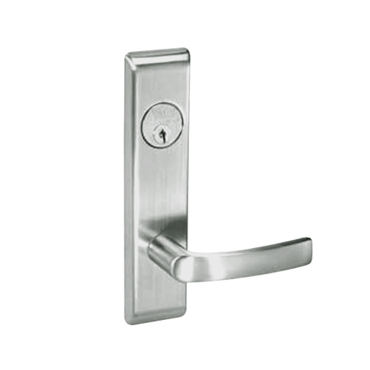 MOCN8805FL-619 Yale 8800FL Series Single Cylinder Mortise Storeroom/Closet Locks with Monroe Lever in Satin Nickel