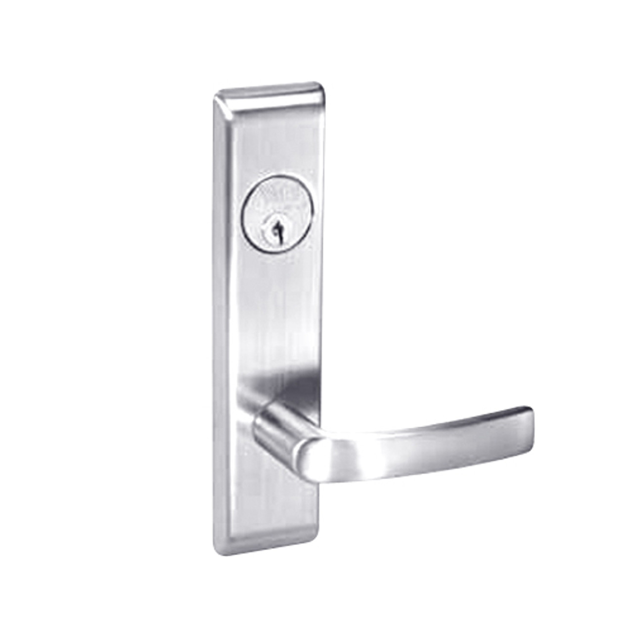 MOCN8807FL-625 Yale 8800FL Series Single Cylinder Mortise Entrance Locks with Monroe Lever in Bright Chrome