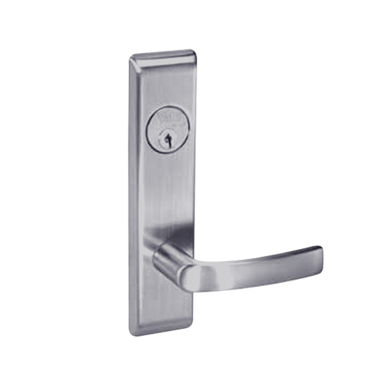 MOCN8829FL-626 Yale 8800FL Series Single Cylinder Mortise Closet Locks with Monroe Lever in Satin Chrome