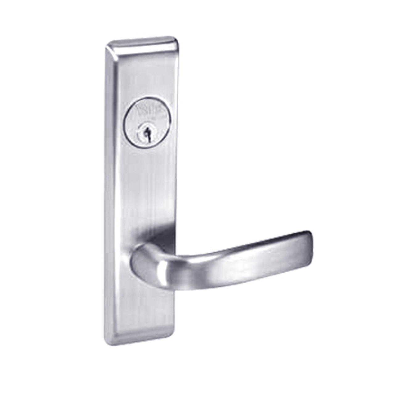 JNCN8864FL-625 Yale 8800FL Series Single Cylinder Mortise Bathroom Lock with Indicator with Jefferson Lever in Bright Chrome