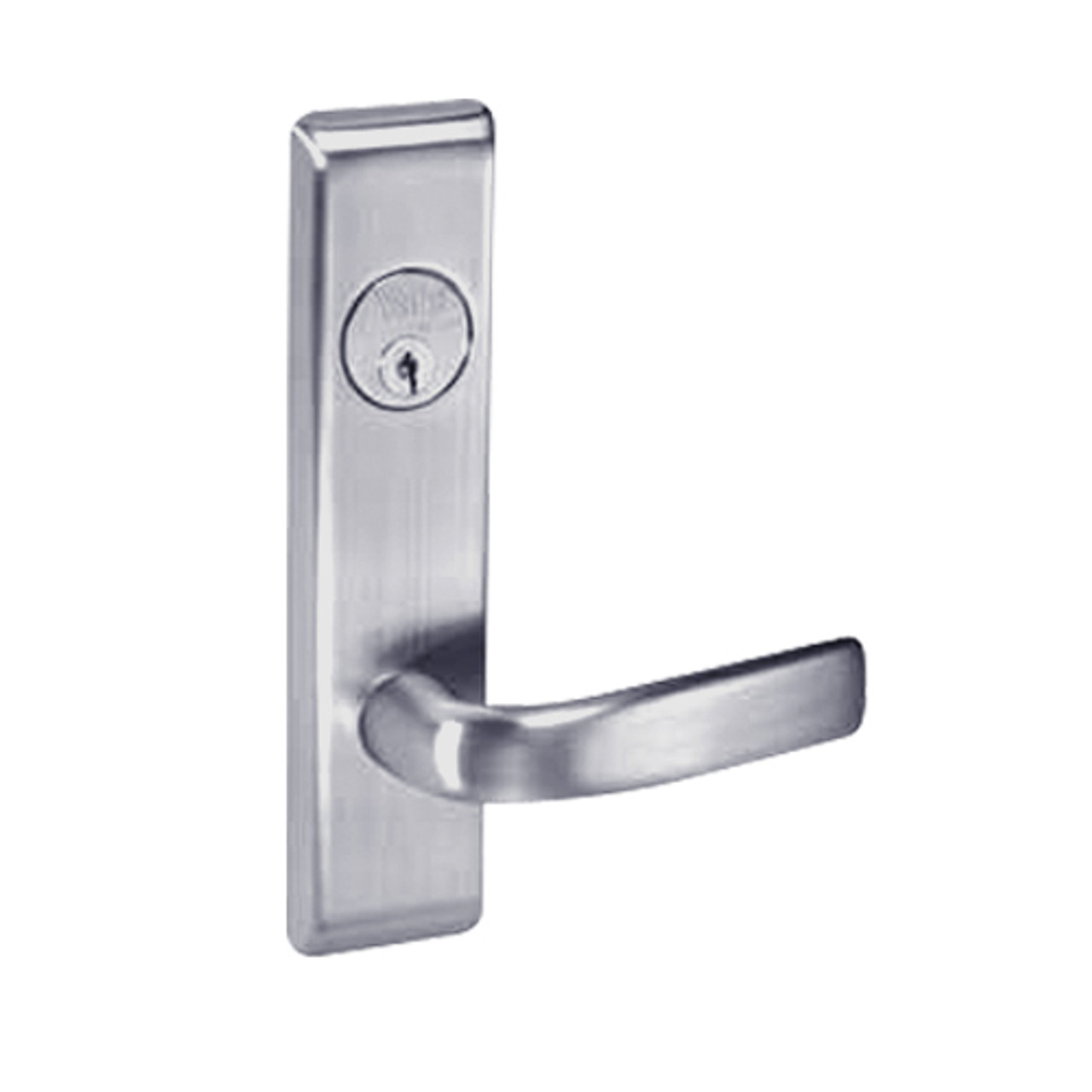 JNCN8822FL-626 Yale 8800FL Series Single Cylinder with Deadbolt Mortise Bathroom Lock with Indicator with Jefferson Lever in Satin Chrome