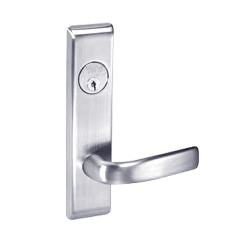 JNCN8823FL-625 Yale 8800FL Series Single Cylinder with Deadbolt Mortise Storeroom Lock with Indicator with Jefferson Lever in Bright Chrome