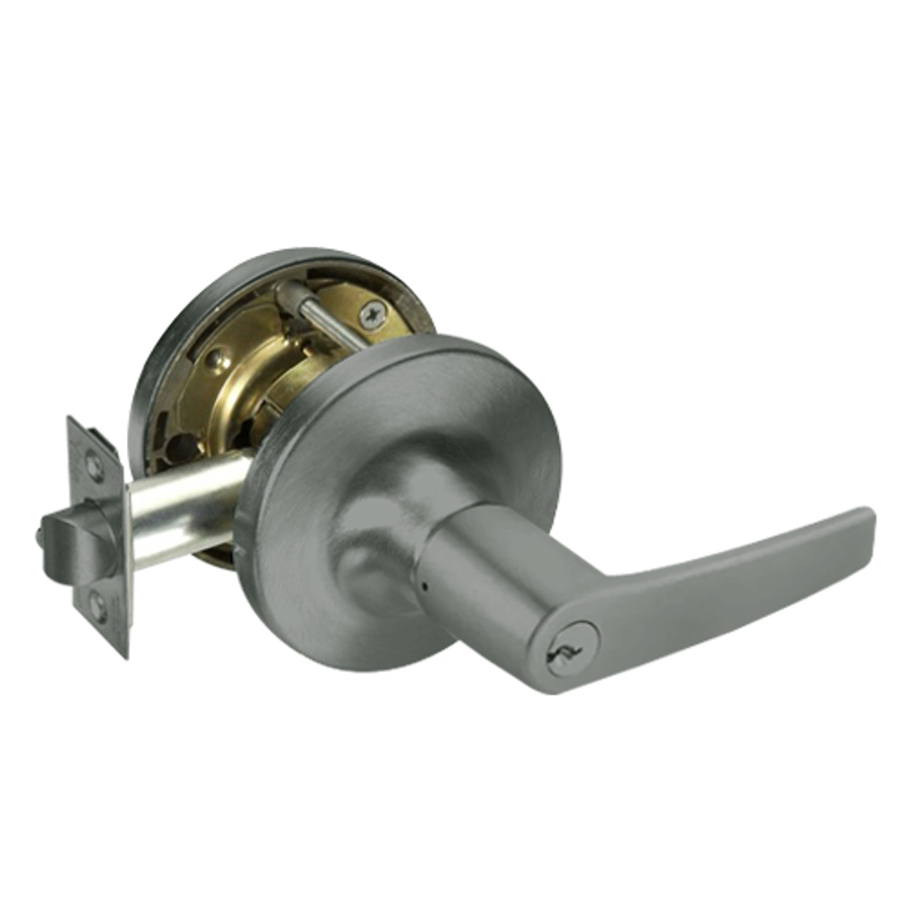 MO5429LN-620 Yale 5400LN Series Single Cylinder Communicating Classroom Cylindrical Lock with Monroe Lever in Antique Nickel