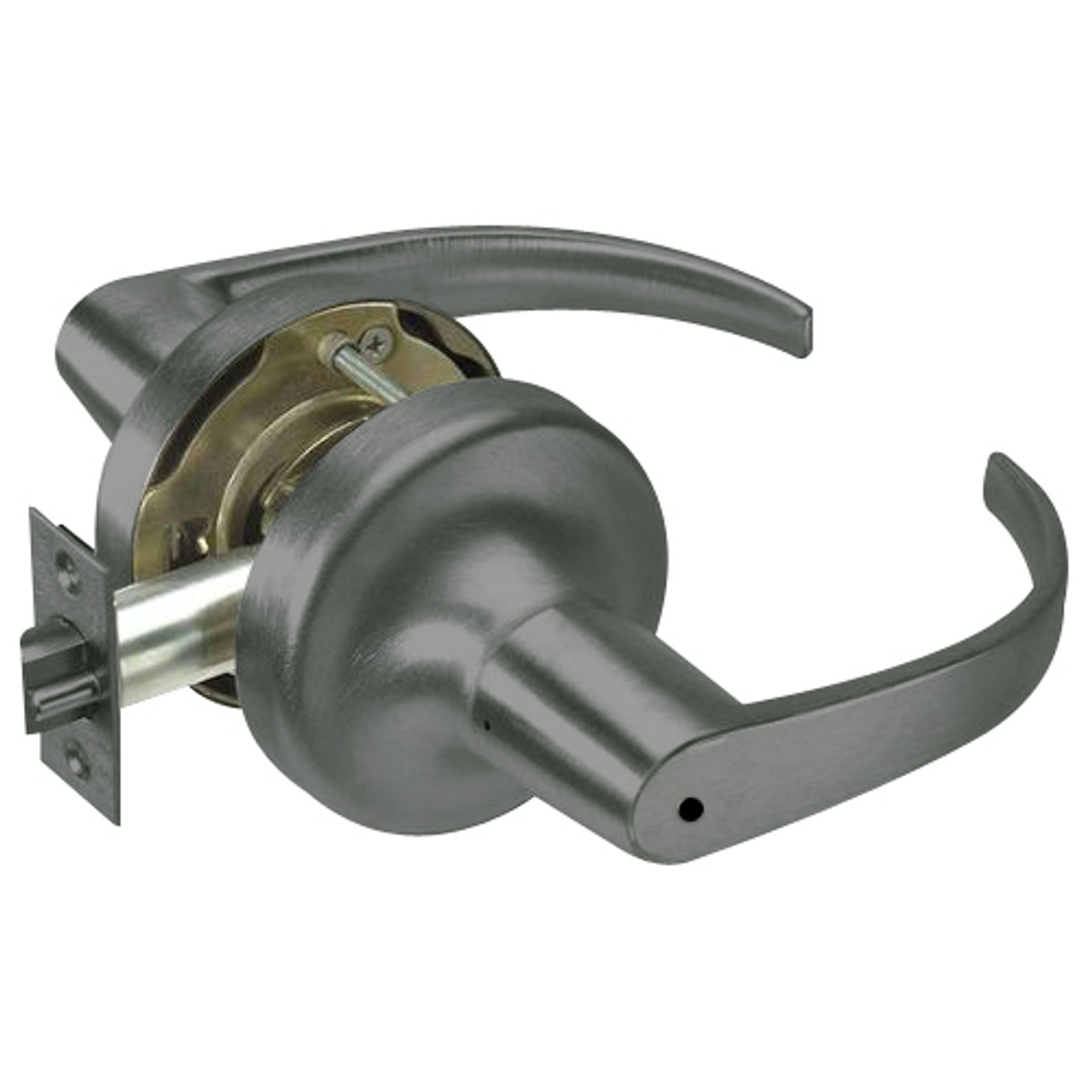 PB5402LN-620 Yale 5400LN Series Non-Keyed Privacy Cylindrical Locks with Pacific Beach Lever in Antique Nickel