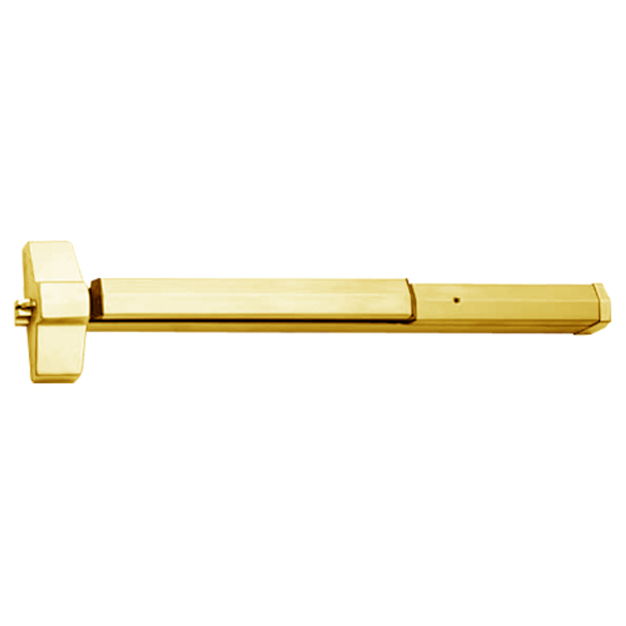 7150-48-605 Yale 7000 Series Non Fire Rated SquareBolt Exit Device in Bright Brass