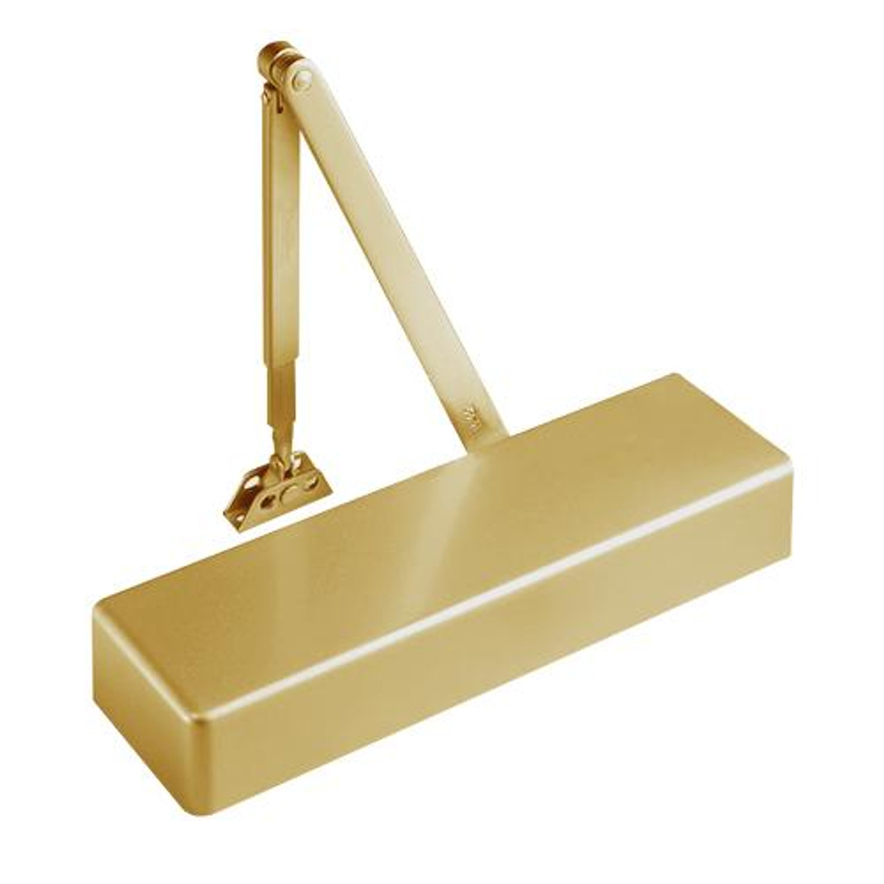 4400-696 Yale 4400 Series Institutional Door Closer with Regular Parallel and Top Jamb in Satin Brass