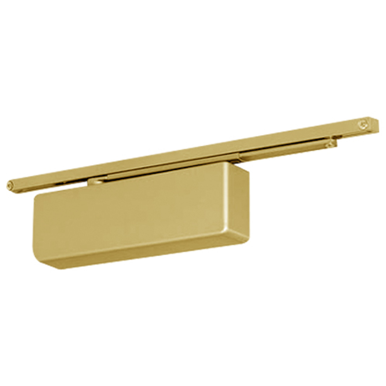 4440ST-696 Yale 4400 Series Institutional Door Closer with Pull Side Low Profile Slide Track Arm in Satin Brass