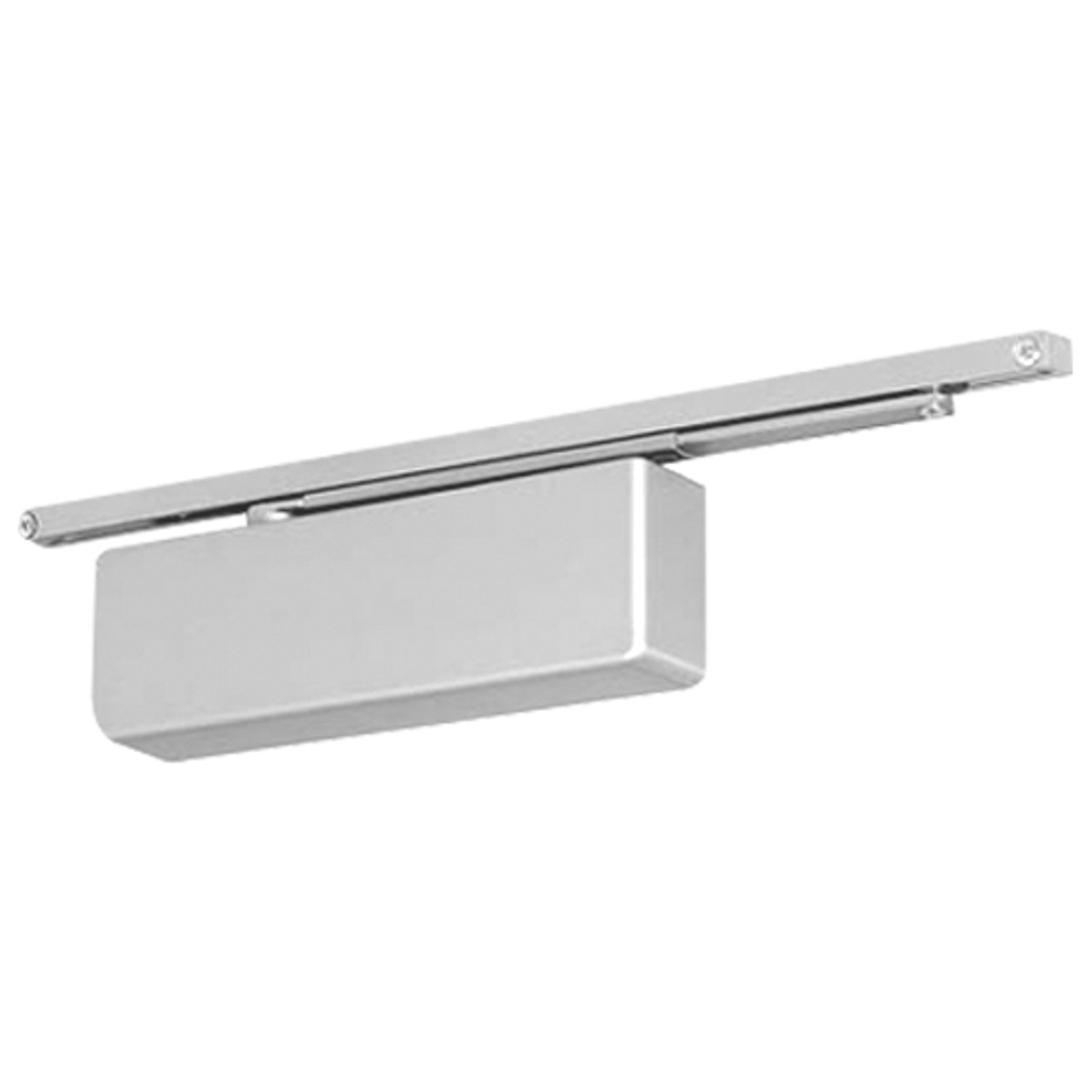 4450ST-689 Yale 4400 Series Institutional Door Closer with Pull Side Low Profile Slide Track Arm in Aluminum Painted