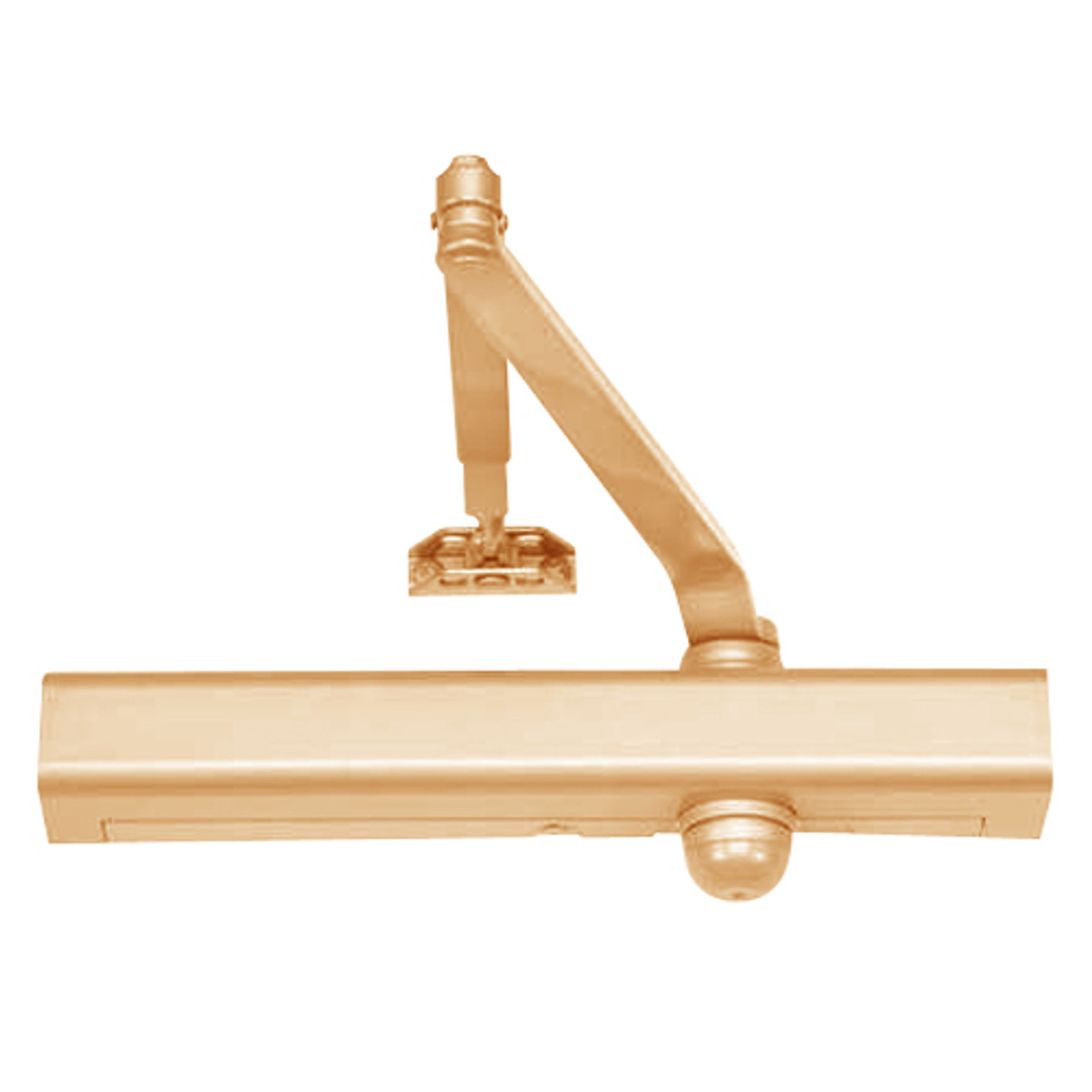 3301-691 Yale 3000 Series Architectural Door Closer with Regular Parallel and Top Jamb to 3" Reveal in Light Bronze