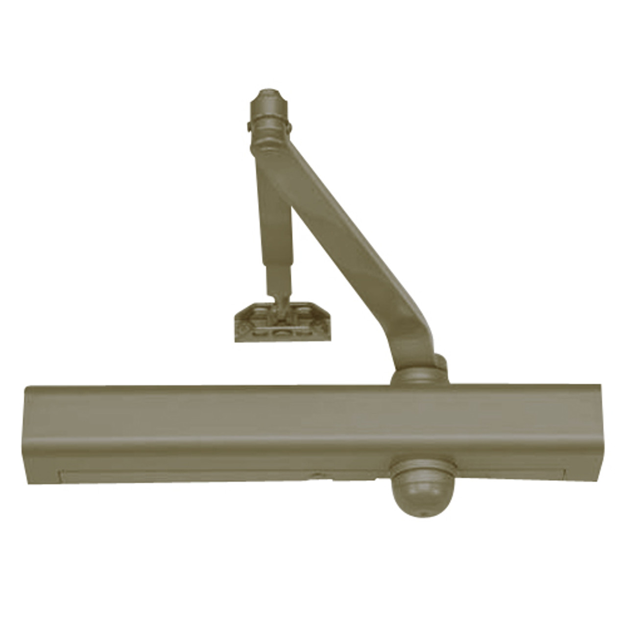 3301-694 Yale 3000 Series Architectural Door Closer with Regular Parallel and Top Jamb to 3" Reveal in Medium Bronze
