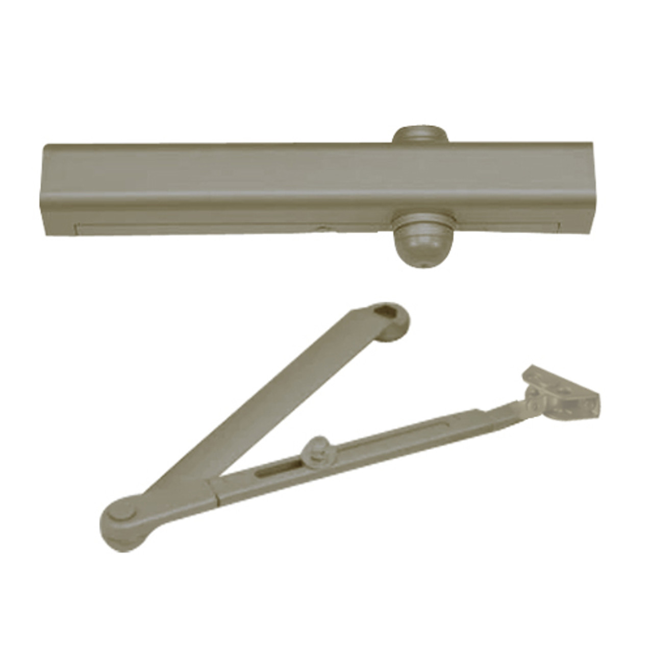 TJ3301-694 Yale 3000 Series Architectural Door Closer with Top Jamb 2-3/4" to 7" Reveal in Medium Bronze