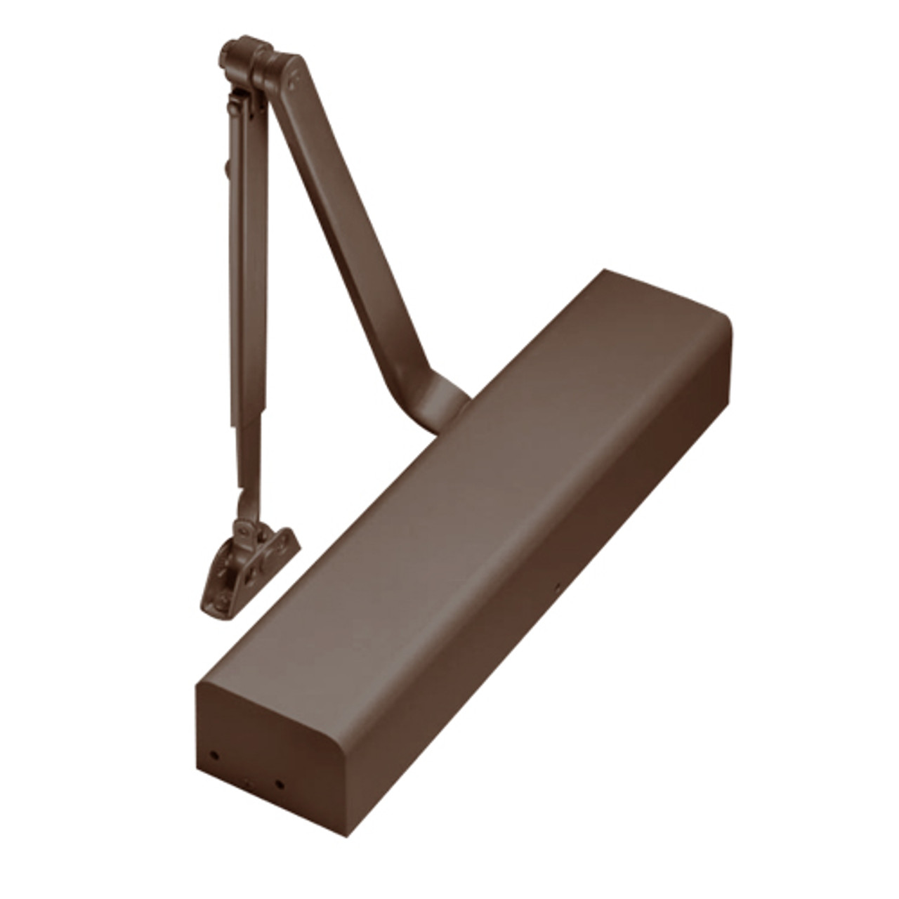 3501-690 Yale 3000 Series Architectural Door Closer with Regular Parallel and Top Jamb to 3" Reveal in Dark Bronze