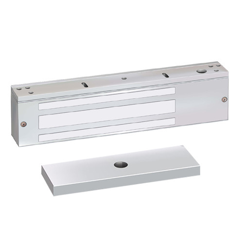 1571VD SDC 1570 Series 1200lb Holding Force Single EM Magnetic Door Lock with Door Position Sensor in Aluminum