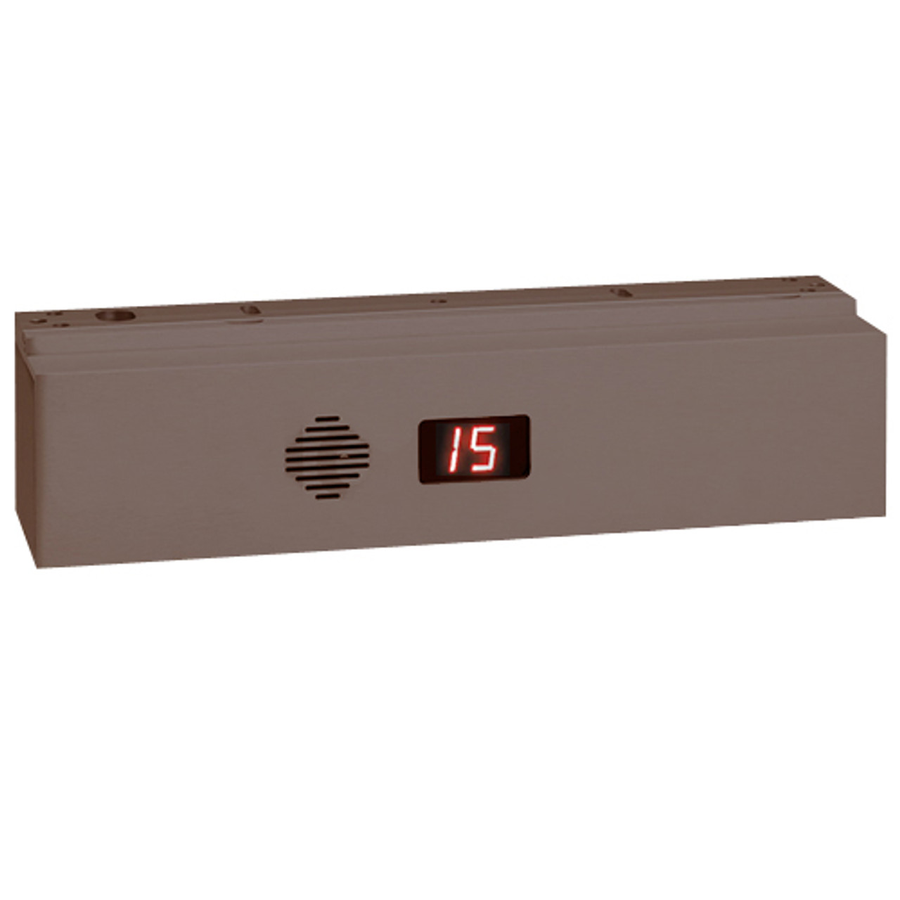 1511S-NA-L-X-D SDC 1511S Series Single Integrated Delayed Egress Locks with Door Position Status in Dark Bronze