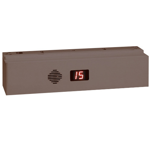 1511S-NA-L-X-B SDC 1511S Series Single Integrated Delayed Egress Locks with Magnetic Bond Alert Sensor in Dark Bronze