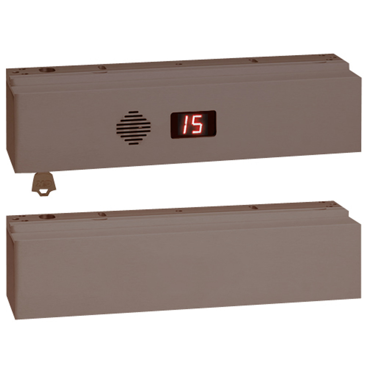 1511T-ND-K-X-D2B2A2 SDC 1511T Series Tandem Integrated Delayed Egress Locks with Door Position Status and Magnetic Bond Sensor in Dark Bronze