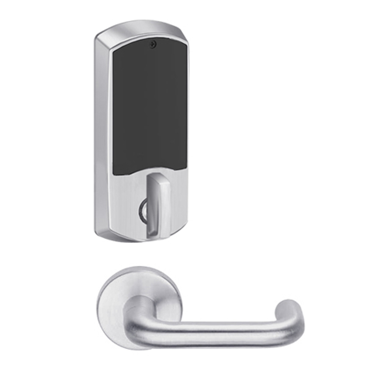 LEMD-GRW-P-03-626-00B Schlage Privacy/Apartment Wireless Greenwich Mortise Deadbolt Lock with LED and Tubular Lever in Satin Chrome