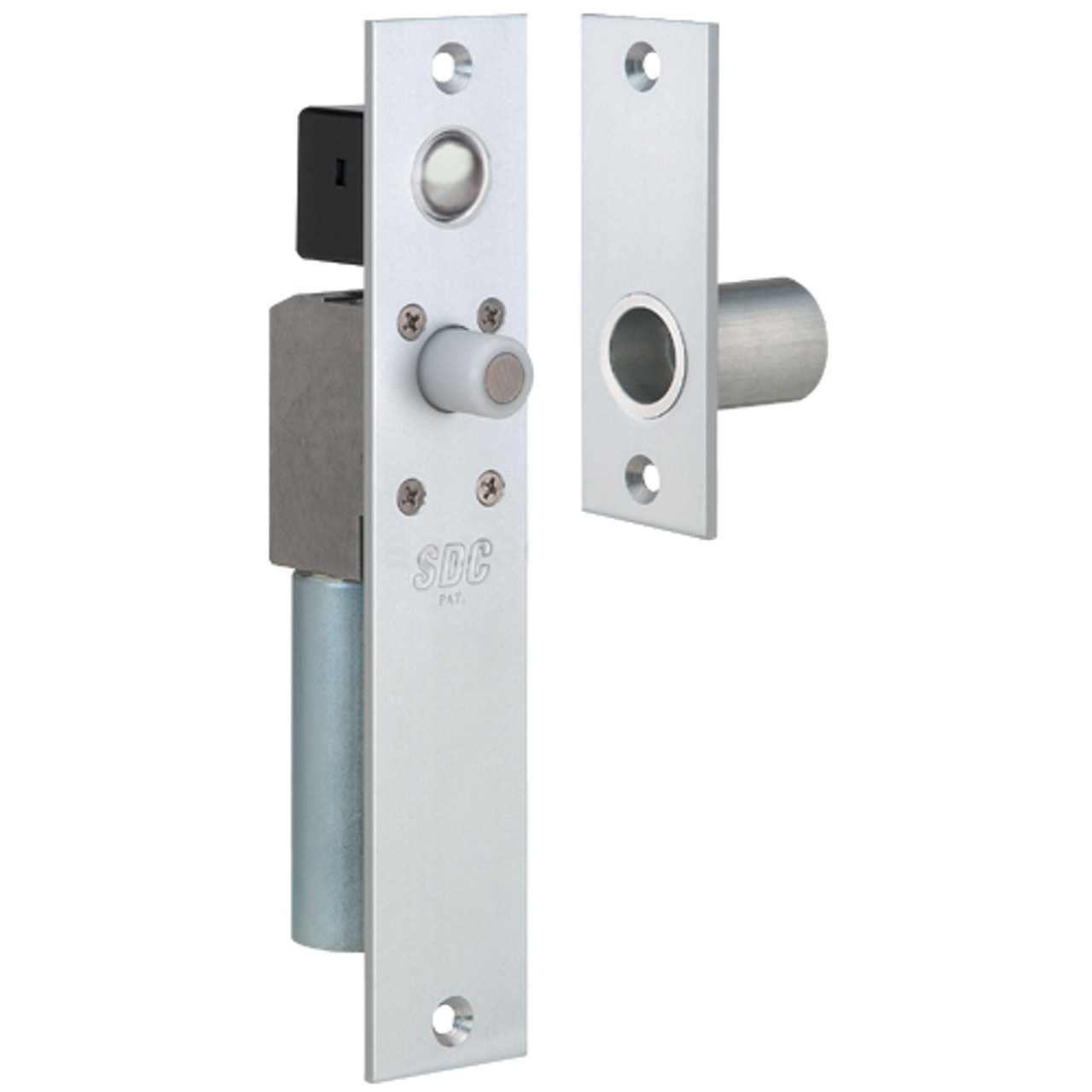 FS23MIVDB SDC Dual FailSafe Spacesaver Mortise Bolt Lock with Door Position and Bolt Position Sensor in Aluminum