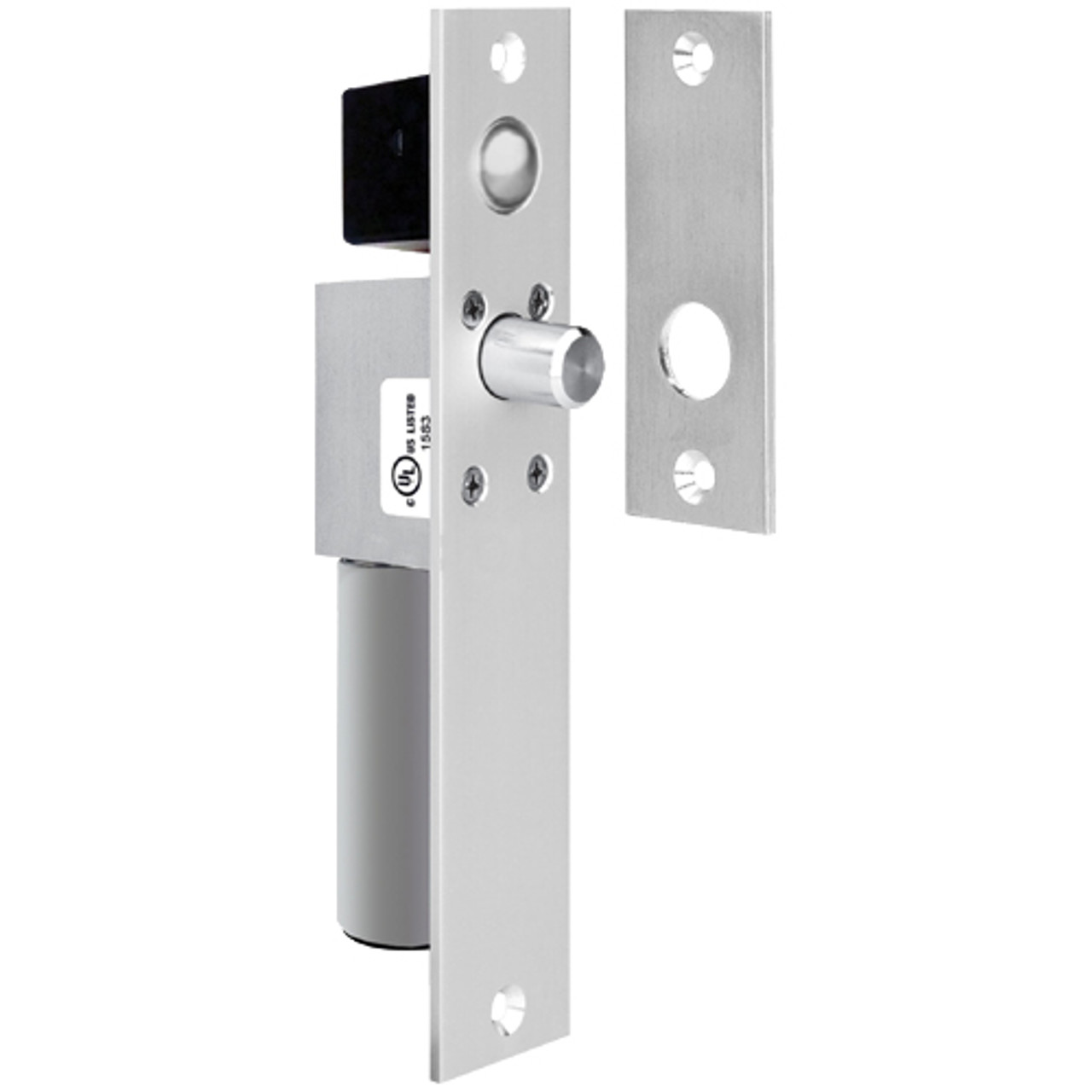 1091AIVDB SDC FailSafe Spacesaver Mortise Bolt Lock with Door Position and Bolt Position Sensor in Aluminum