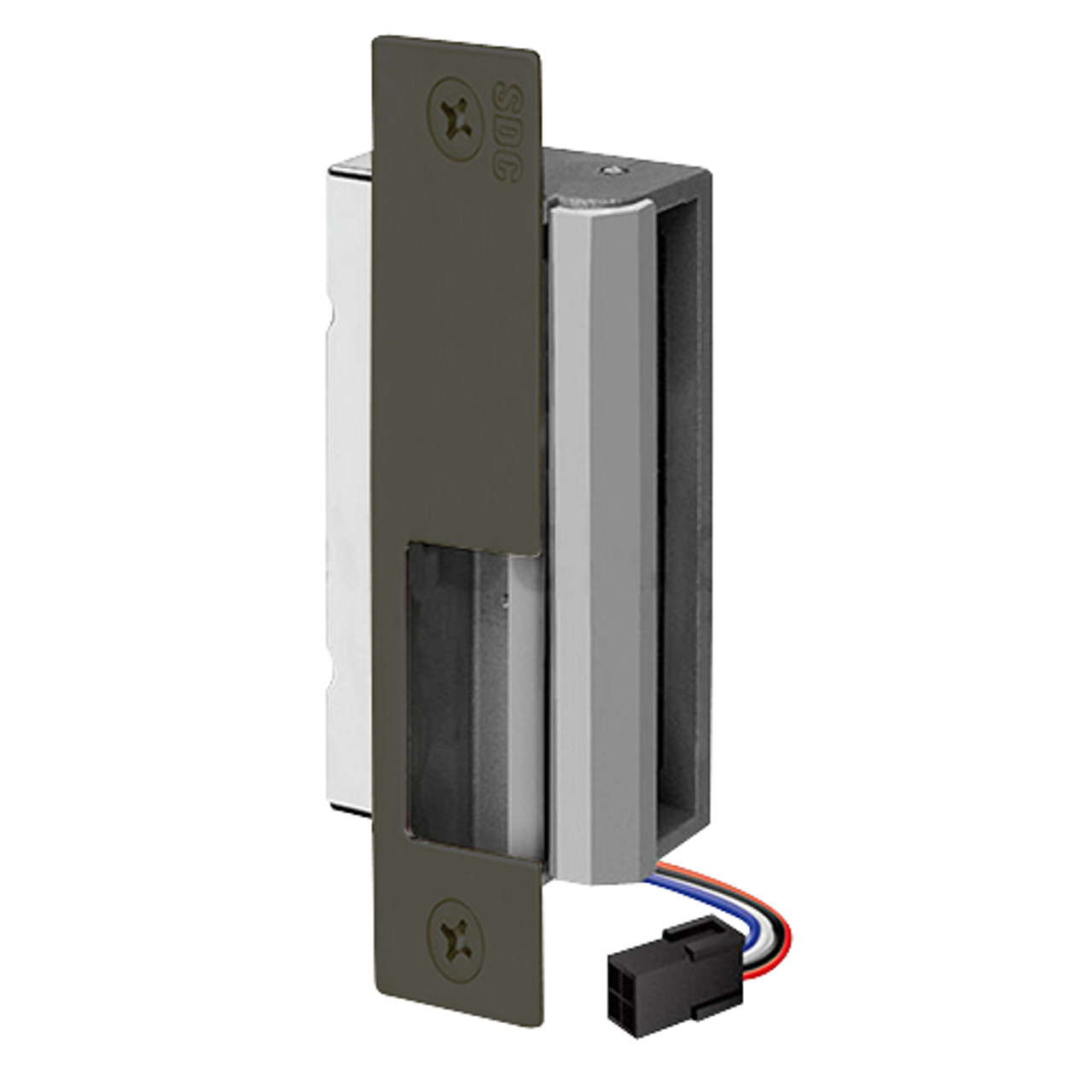 55-CG-LBM/LCM SDC 55 Series UniFLEX Heavy Duty Electric Strike with Door Secure Monitor in Dull Bronze