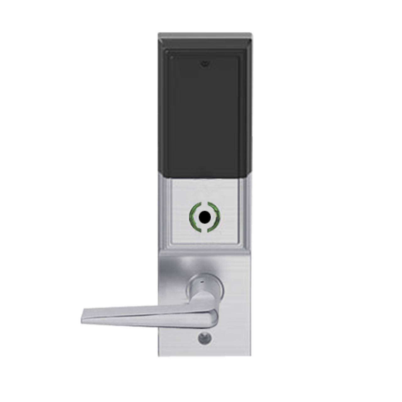 LEMS-ADD-P-05-626 Schlage Storeroom Wireless Addison Mortise Lock with LED and 05 Lever in Satin Chrome