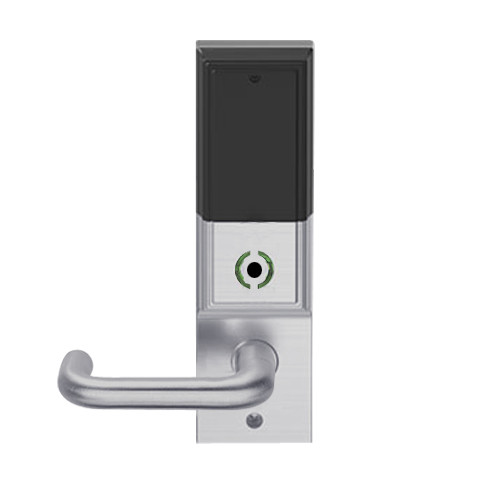LEMB-ADD-P-03-626 Schlage Privacy/Office Wireless Addison Mortise Lock with Push Button, LED and Tubular Lever in Satin Chrome