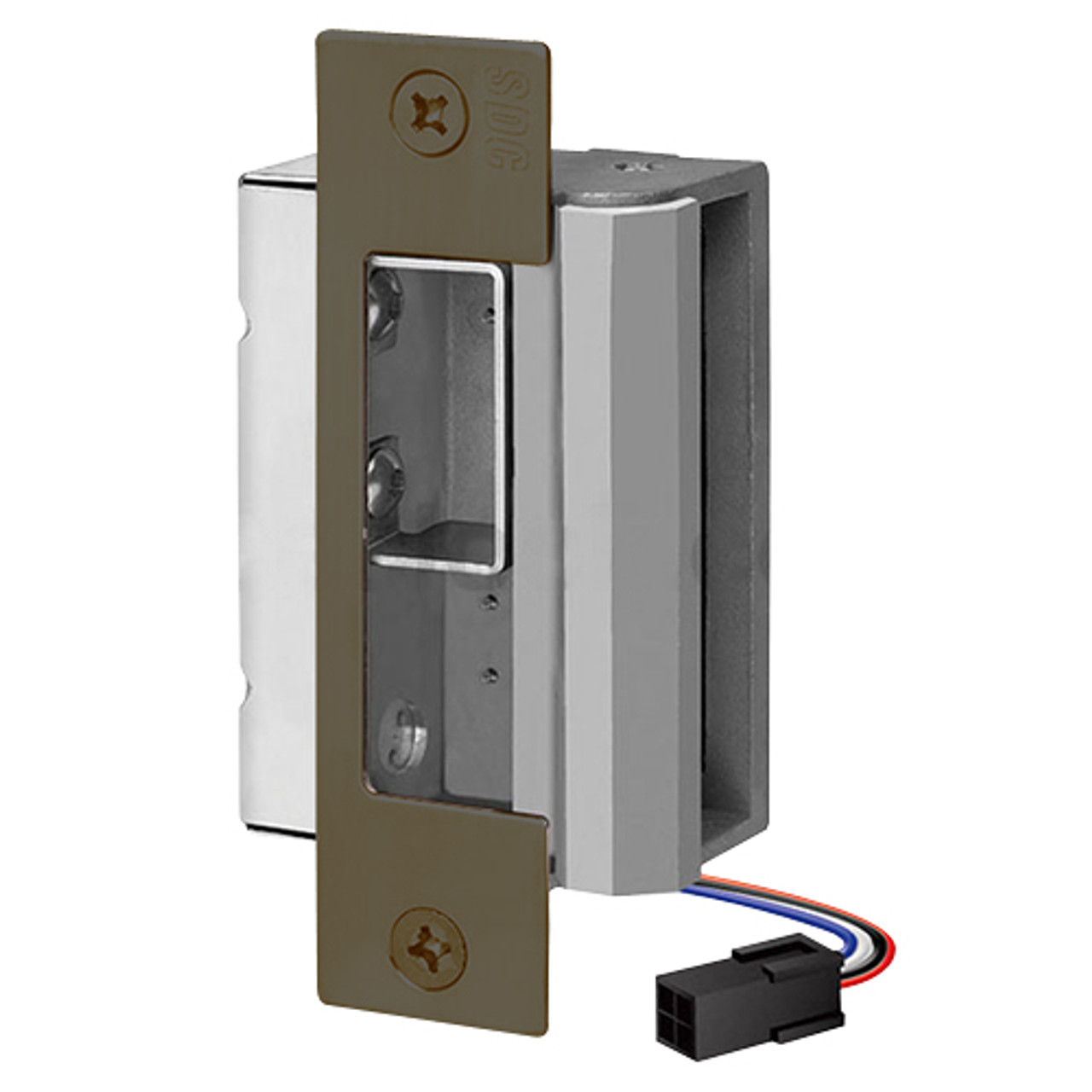 55-DH-LBM/LCM SDC 55 Series UniFLEX Heavy Duty Electric Strike with Door Secure Monitor in Oil Rubbed Bronze