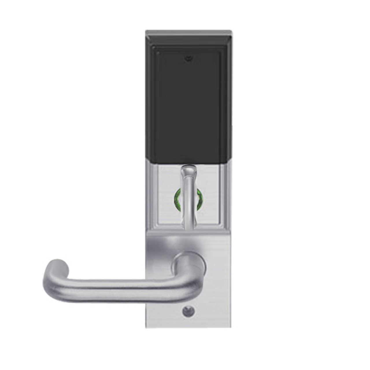 LEMD-ADD-P-03-626 Schlage Privacy/Apartment Wireless Addison Mortise Deadbolt Lock with LED and Tubular Lever in Satin Chrome