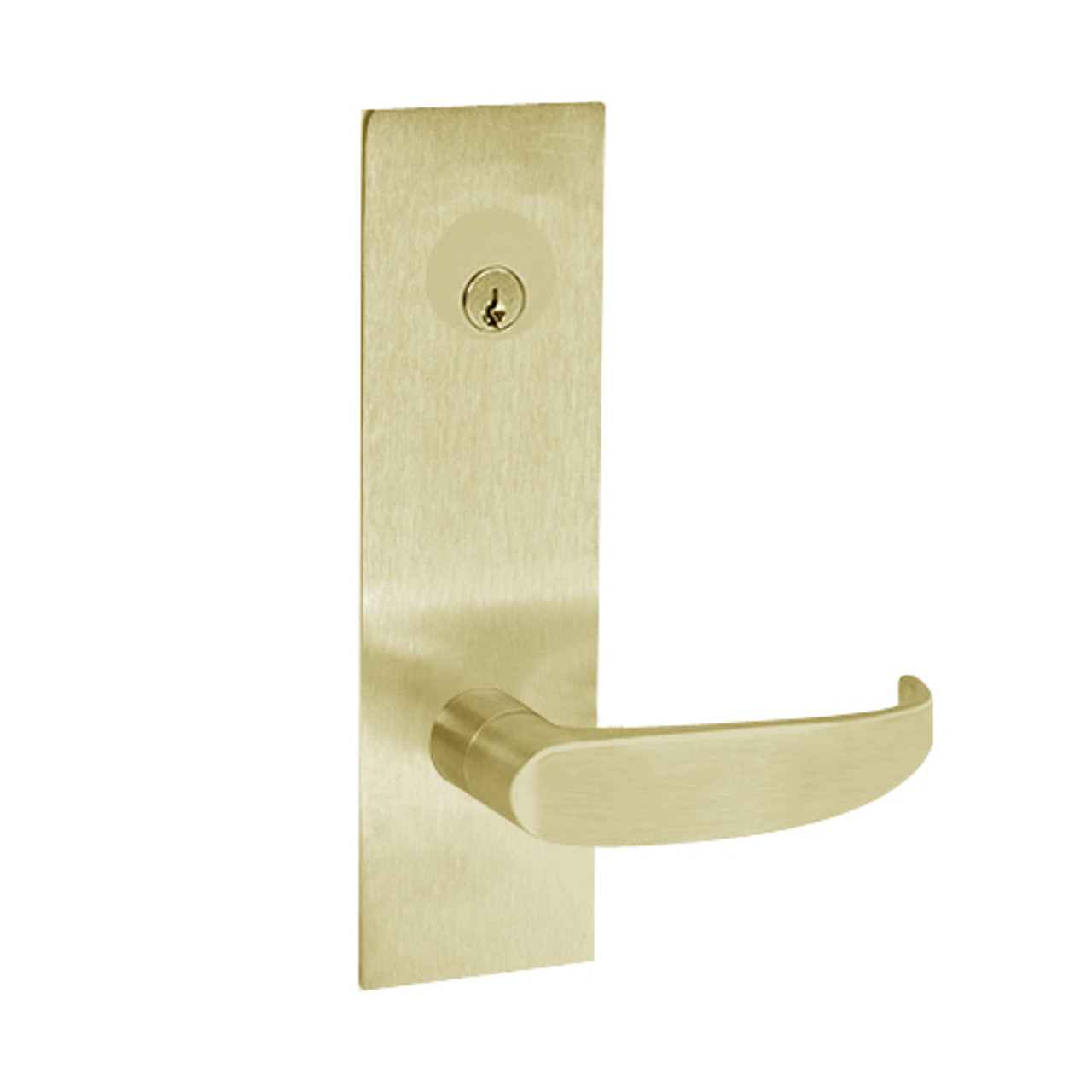 Z7850LRDGE SDC Z7800 Selectric Pro Series Locked Outside Sides Failsafe Electric Mortise Lock with Galaxy Lever in Satin Brass